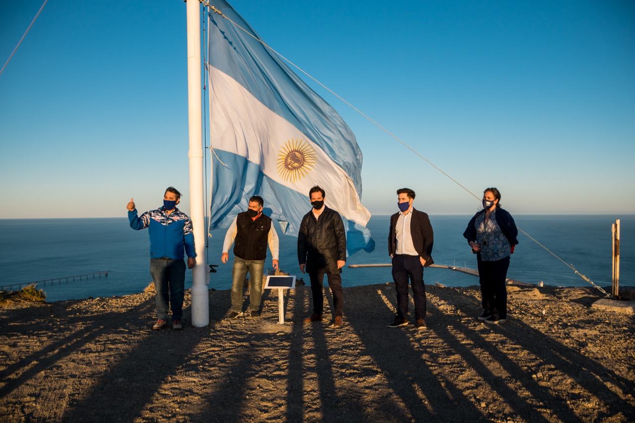 La FdG participó en la inauguración del Pabellón Nacional en la cima del Cerro Chenque