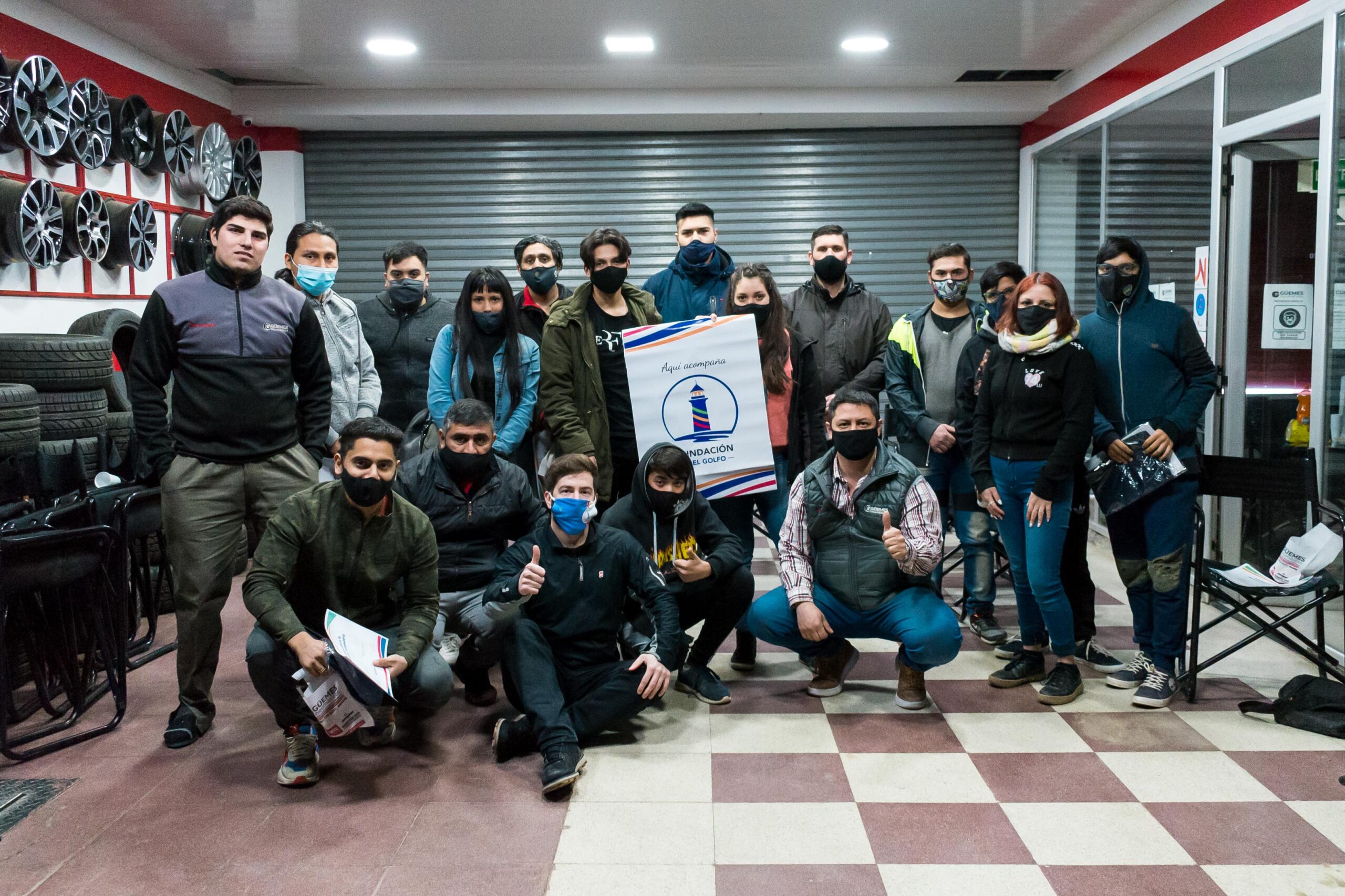 Con gran éxito, la Fundación del Golfo culminó el primer ciclo de capacitaciones en Mecánica Automotriz