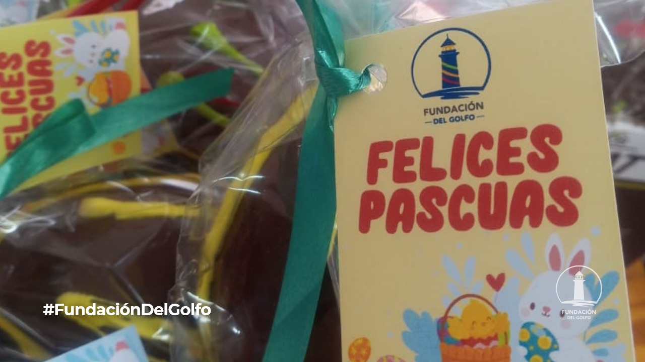 Fundación del Golfo celebró las Pascuas con entregas de roscas y huevos de chocolate