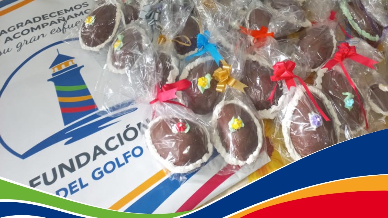FUNDACIÓN DEL GOLFO DONÓ HUEVOS DE PASCUAS A LA PARROQUIA SAN JOSÉ OBRERO