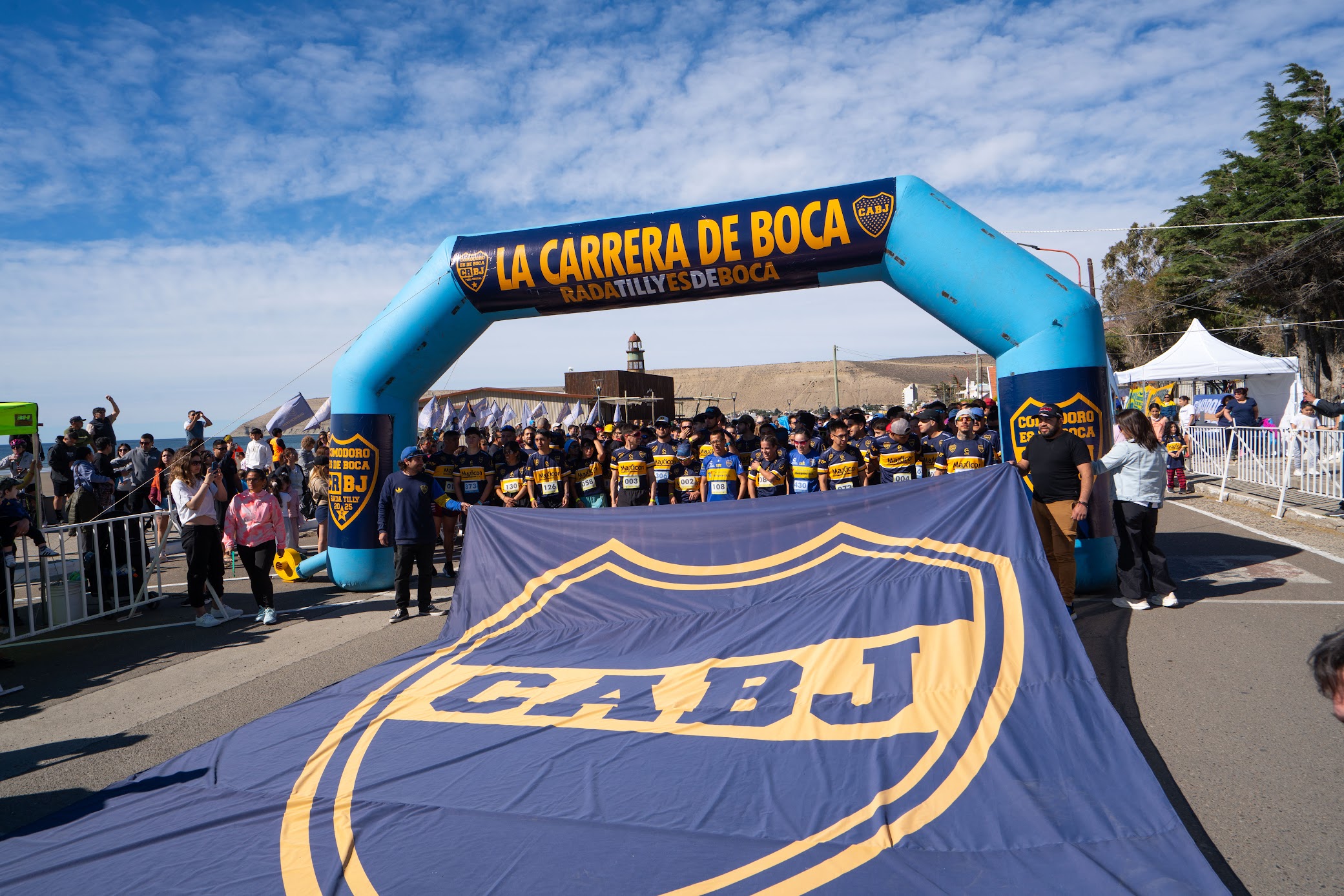 La Primera edición de la Carrera de Boca reunió a cientos de participantes en Rada Tilly