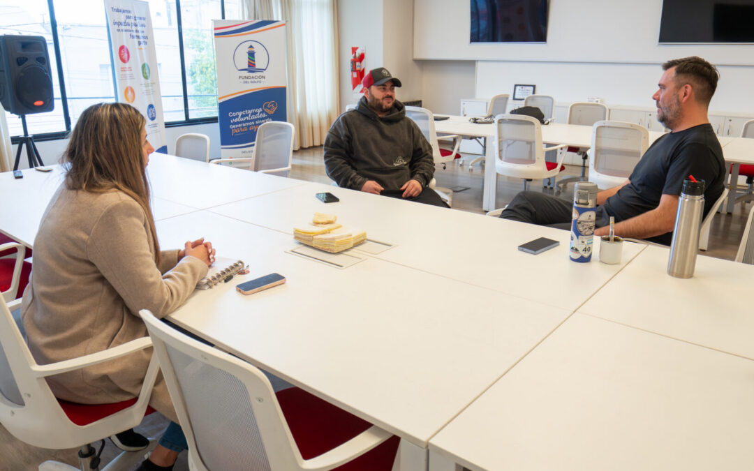 Recibimos a Brian González para proyectar nuevas iniciativas solidarias